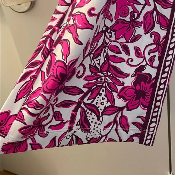 NWT Lilly Pulitzer- UPF 50+ 32" Grenada Knit Pant XL Elderflower - Picture 10 of 11